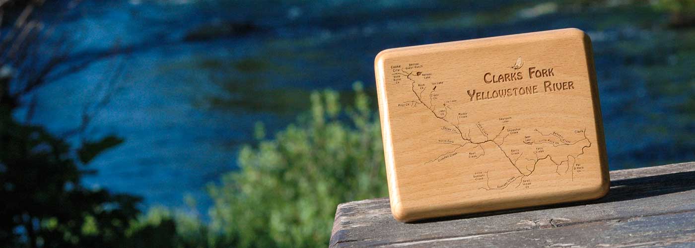Signature River Map Fly Boxes